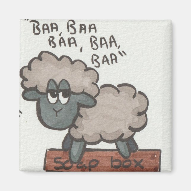 Aimant Baa, Baa, Baa (Devant)