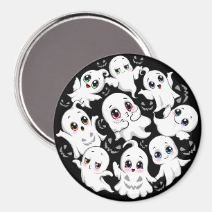 Aimant Baby Ghosts Éffrayant mignon Halloween humeur