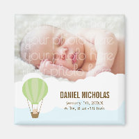 Baby in a Balloon Baby Birth Annonces