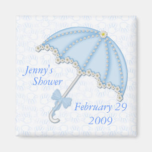 Aimant baby shower blue1, Jenny, douche, le 2 février…