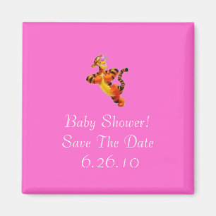 Aimant Baby shower Enregistrer l'aimant de date