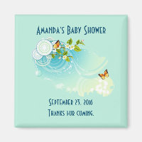 Baby Shower Papillons et Fleurs