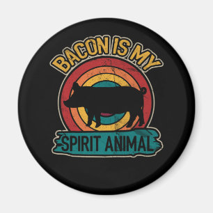 Aimant Bacon est mon esprit Animal Bacon Lover Grilling