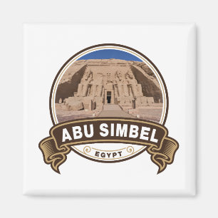 Aimant Badge Abu Simbel Egypt