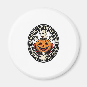 Aimant Badge de citrouille de vampire faisant pousser mes