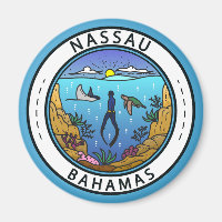 Badge de plongée Nassau Bahamas