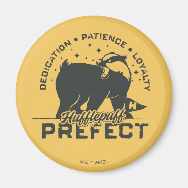 Aimant Badge de préconfiguration HUFFLEPUFF™ (Devant)