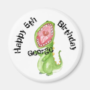 Aimant Badge personnalisé - Joyeux (5e anniversaire)