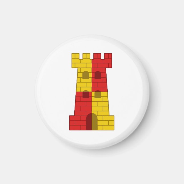 Aimant Badge Populace du canton de RokkeHealdan (Devant)