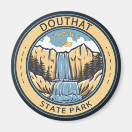 Aimant Badge Virginia du Parc d'État de Douthat