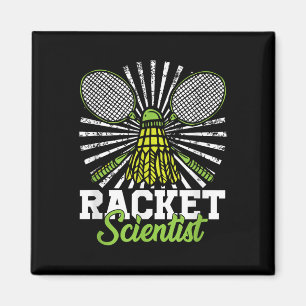 Aimant Badminton Gift Shuttle Racket Scientifique Badmint