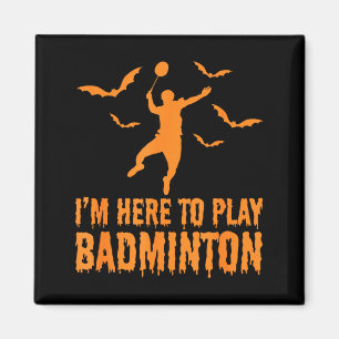 Aimant Badminton Halloween Épouvantable Badminton