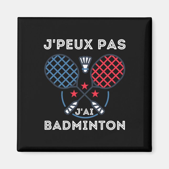 Aimant Badminton Jersey (Devant)