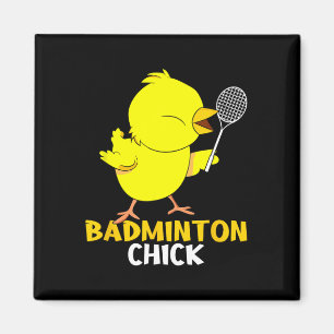 Aimant Badminton Poulets de poulet Birdie Femmes Badminto