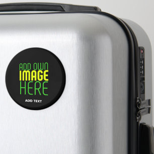 AIMANT BAGAGE MODÈLE DE TEXTE D'IMAGE NOIRE SIMPLE À MODI