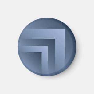 Aimant Bague en pierre bleue