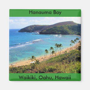 Aimant Baie de Hanauma, vue de Honolulu, Oahu, Hawaï