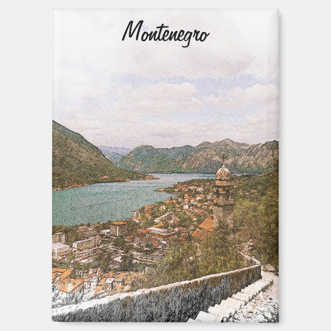 Aimant Baie de Kotor (Recto)