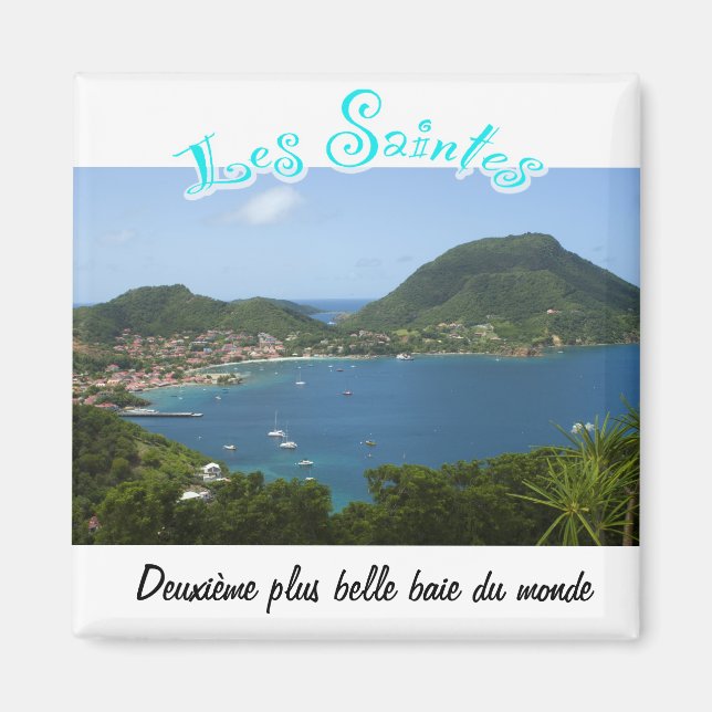 Aimant Baie des Saintes (Guadeloupe) (Devant)