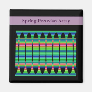 Aimant Baie péruvienne de printemps