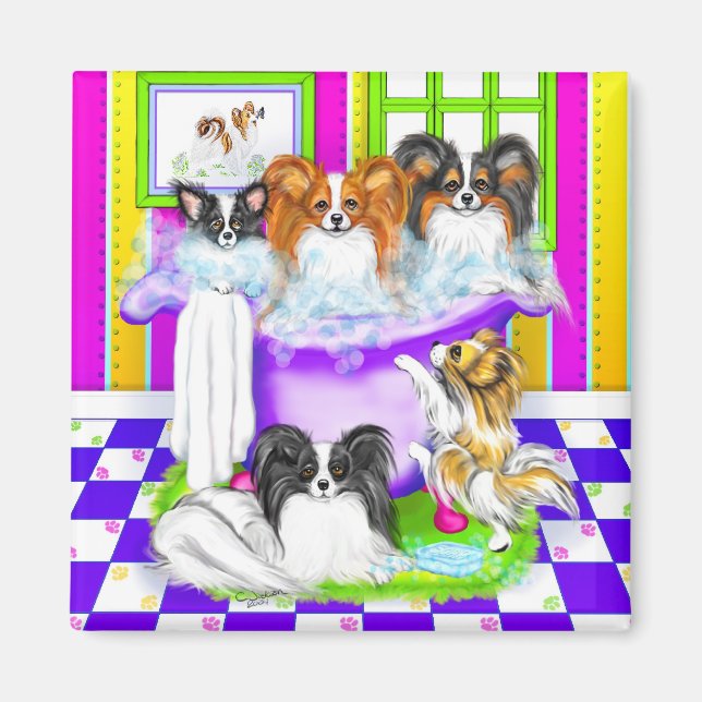 Aimant Bain Papillon complet (Devant)