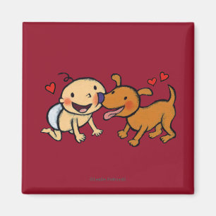 Aimant Baisers de nez de bébé du chien