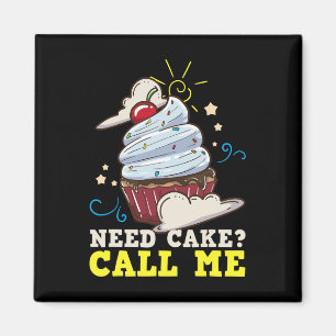 Aimant Baker Baking Cake Cupcake Cadeau
