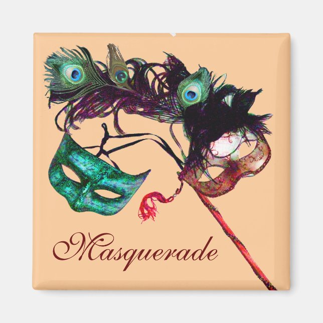 AIMANT BAL MASQUÉ DU MARDI GRAS (Devant)