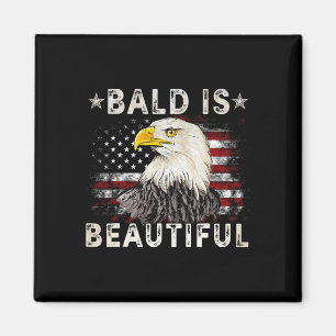 Aimant Bald Est Belle 4 juillet Jour De L'Indépendance Am