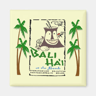 Aimant Bali Hai à la plage la Nouvelle-Orléans de