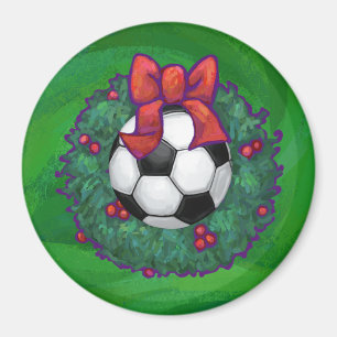 Aimant Balle de football Noël