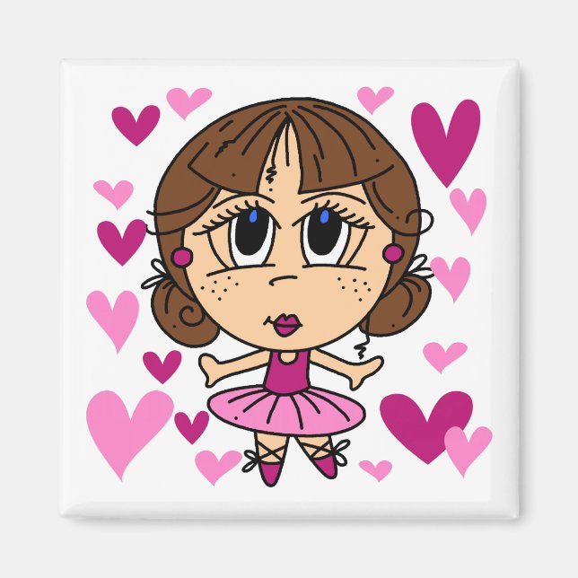Aimant Ballerina Girl (Devant)