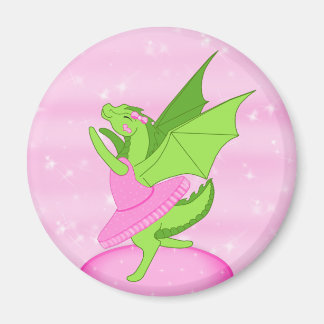 Aimant Ballerina rose