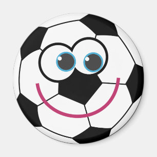 Aimant Ballon de football de bande dessinée
