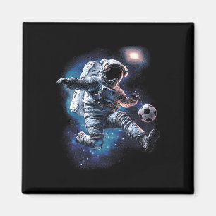 Aimant Ballon de football de l'astronaute Amateur de spor