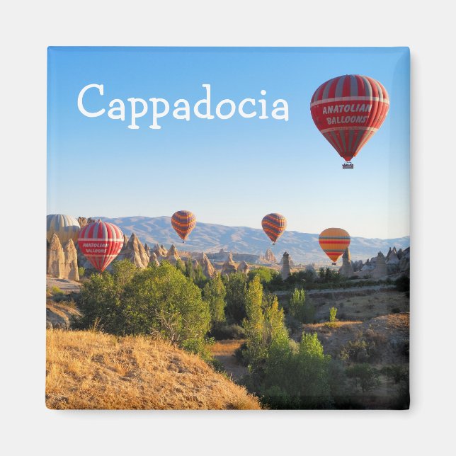 Aimant Ballons à air chaud au-dessus de la Cappadoce (Devant)