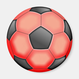 Aimant Ballons de football colorés