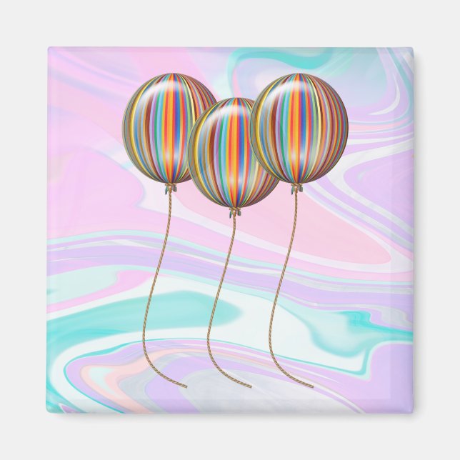 Aimant Ballons prismatiques png (Devant)