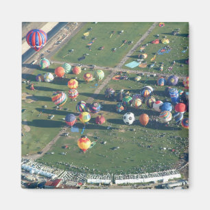 Aimant Balloon Albuquerque le matin