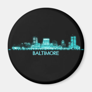 Aimant Baltimore Skyline