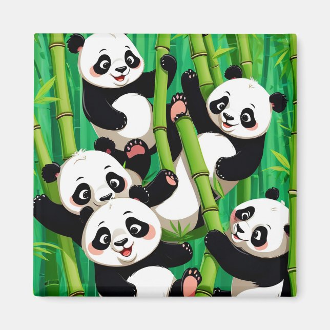 Aimant Bamboo Panda (Devant)