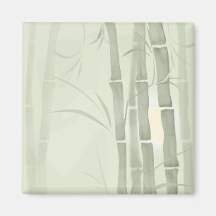 Aimant Bamboo vert