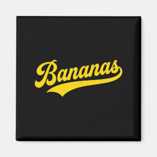 Aimant Banana Humour Rétro Bananes Classique Hommes Femme