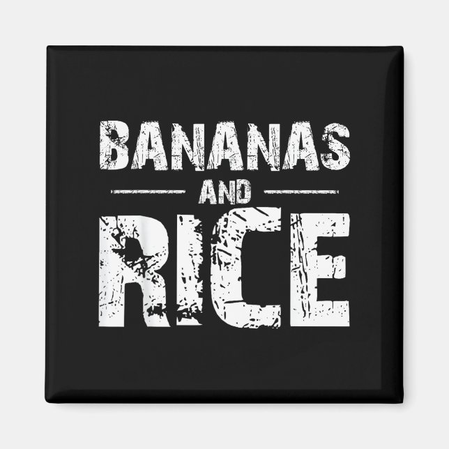 Aimant Bananes et riz  (Devant)
