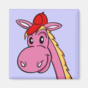 Aimant bande dessinée de "cheval" d'aimant