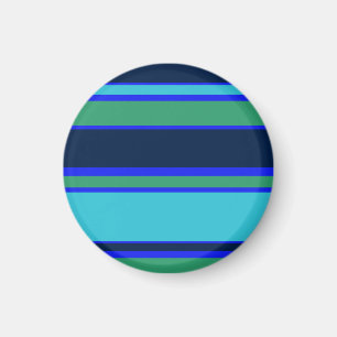 Aimant Bandes bleues et vertes