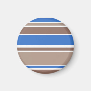 Aimant Bandes Brown et bleues