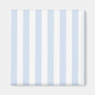 Aimant Bandes de bonbons bleu pâle et blanc