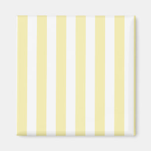 Aimant Bandes de bonbons jaunes et blancs