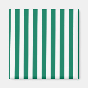 Aimant Bandes de bonbons vert et blanc